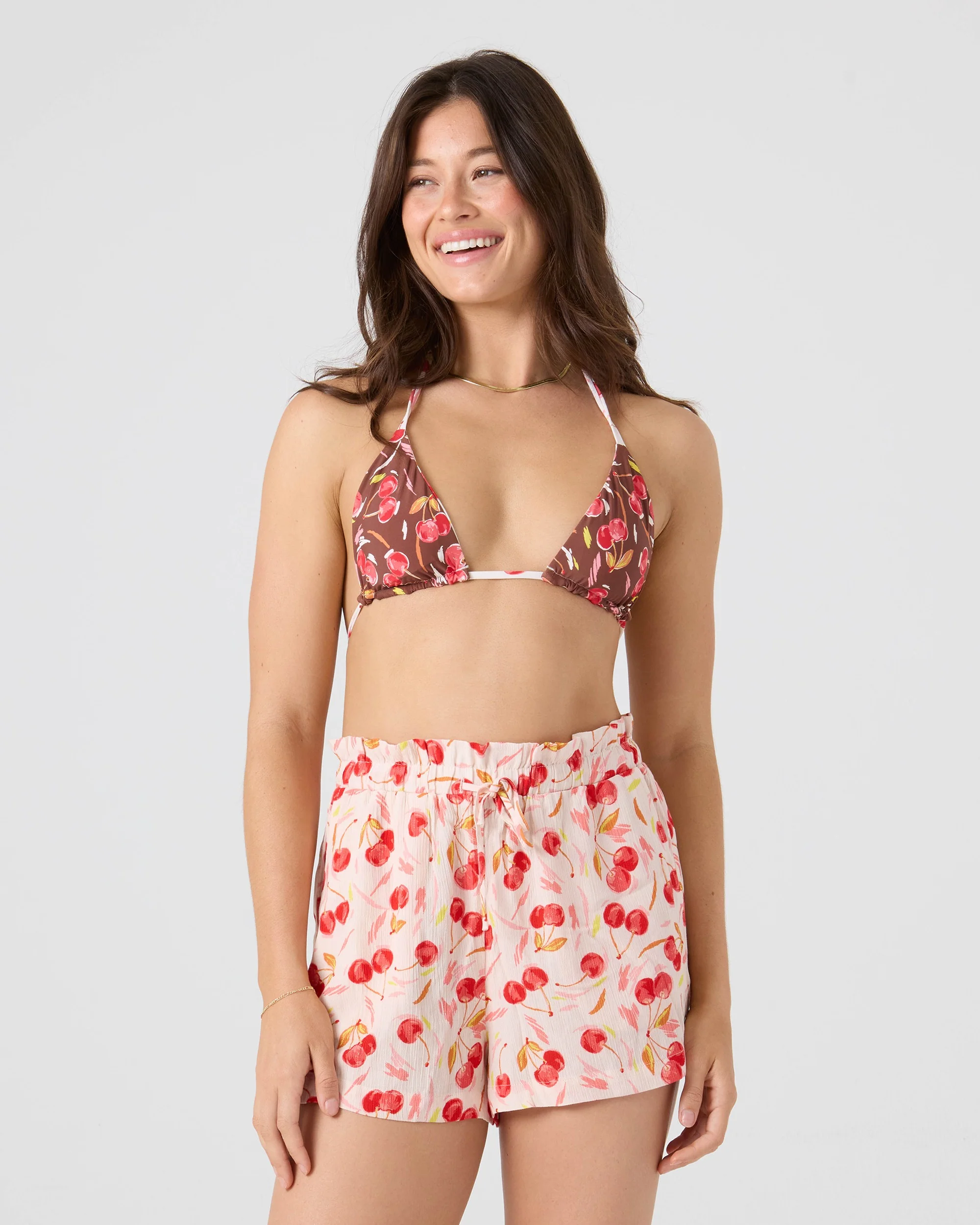 Cherry On Top Mini Tiki Triangle Bikini Top - Image 10