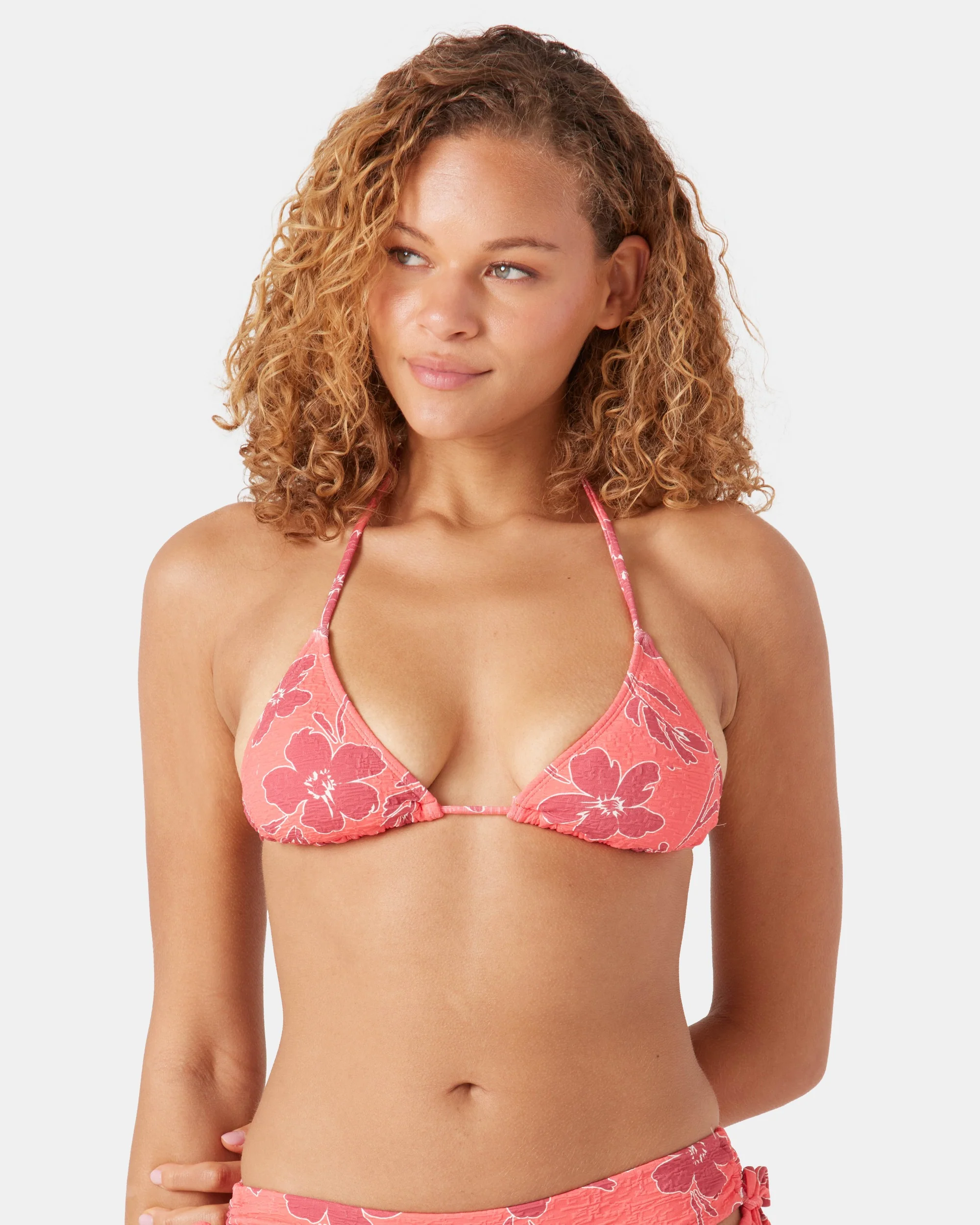 Garden Twirl Tiki Triangle Bikini Top - Image 4