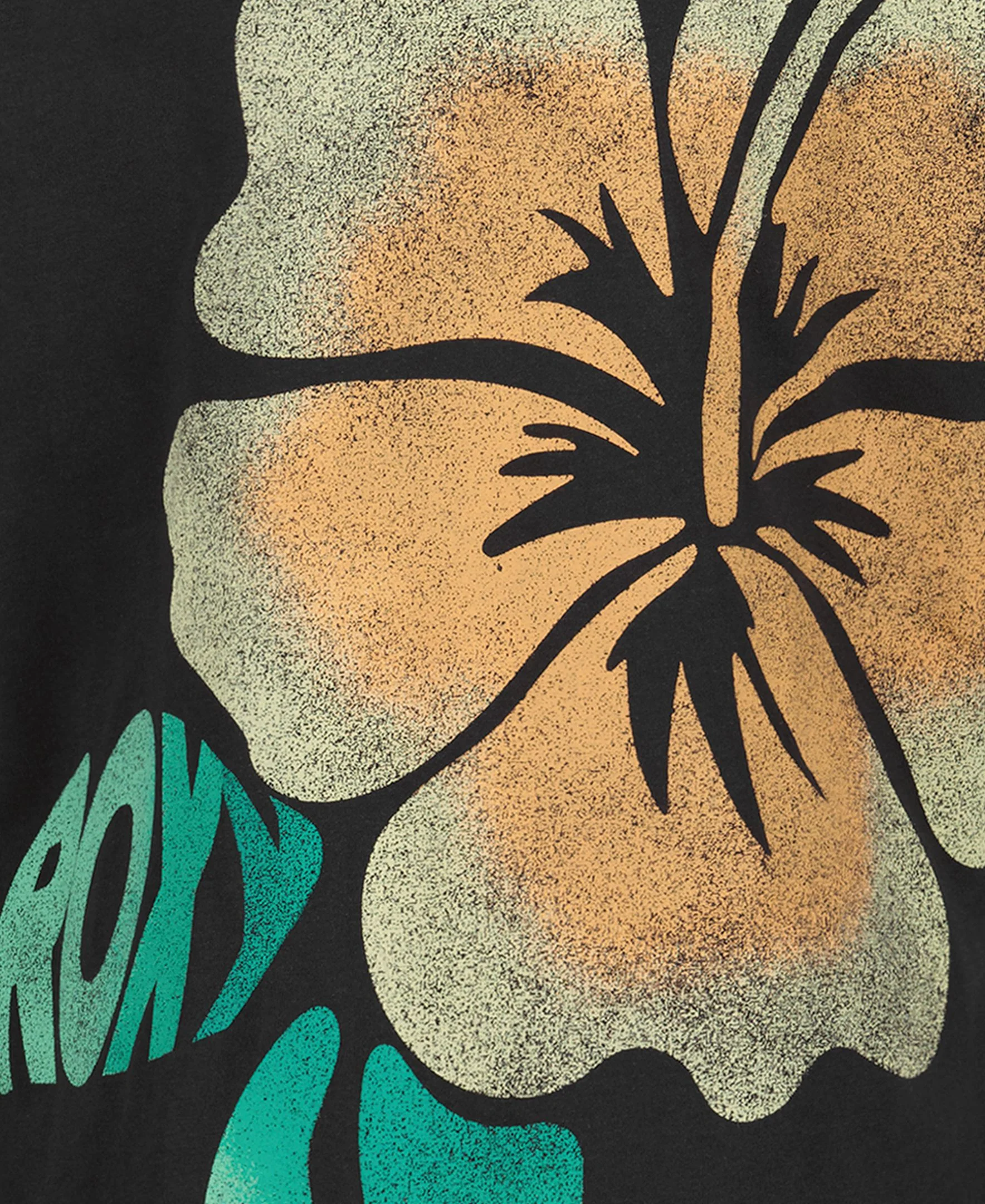 Girls' Hibiscus Oversized Tee - Image 8