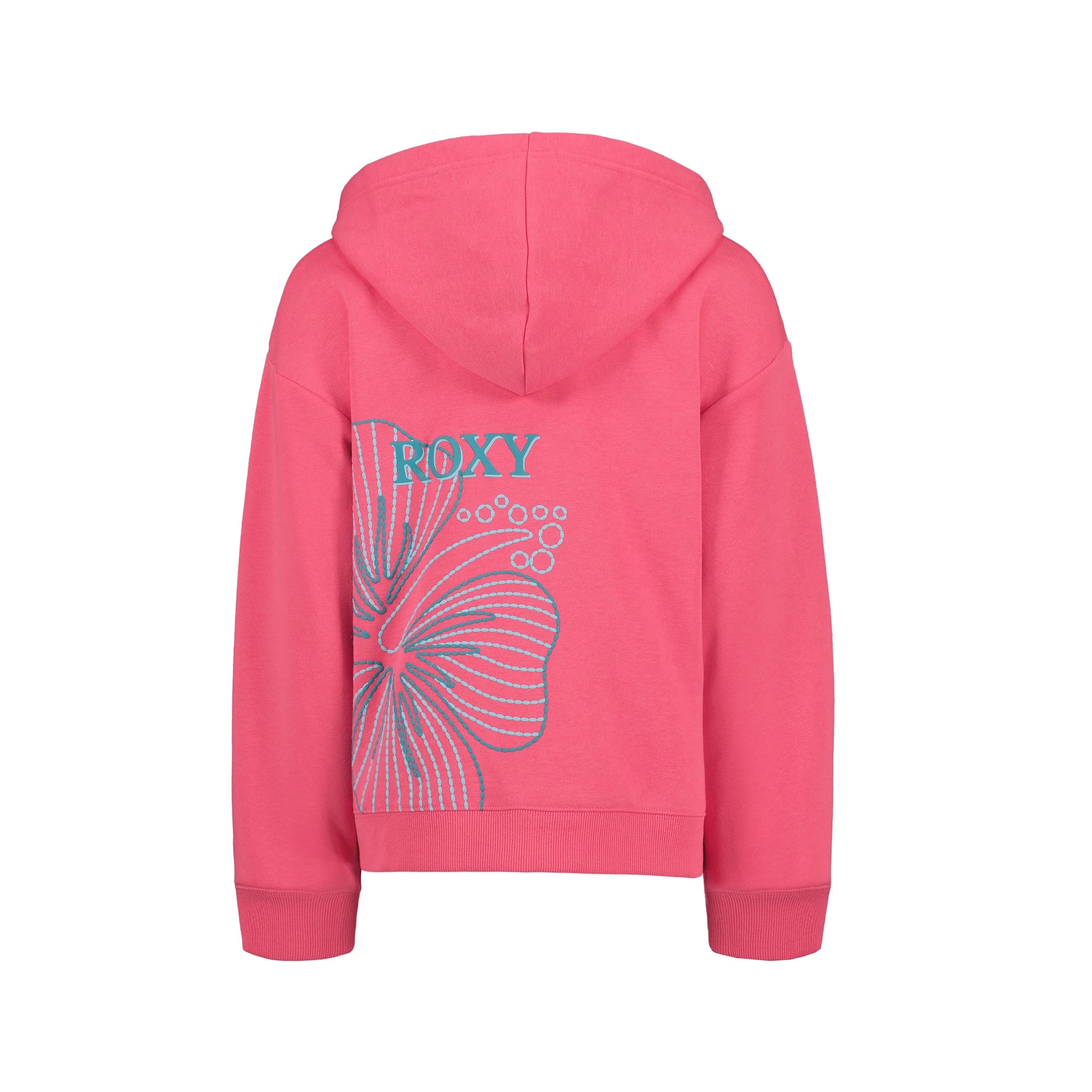 Girls' Hibiscus Stitch Zip Hoodie - Image 3