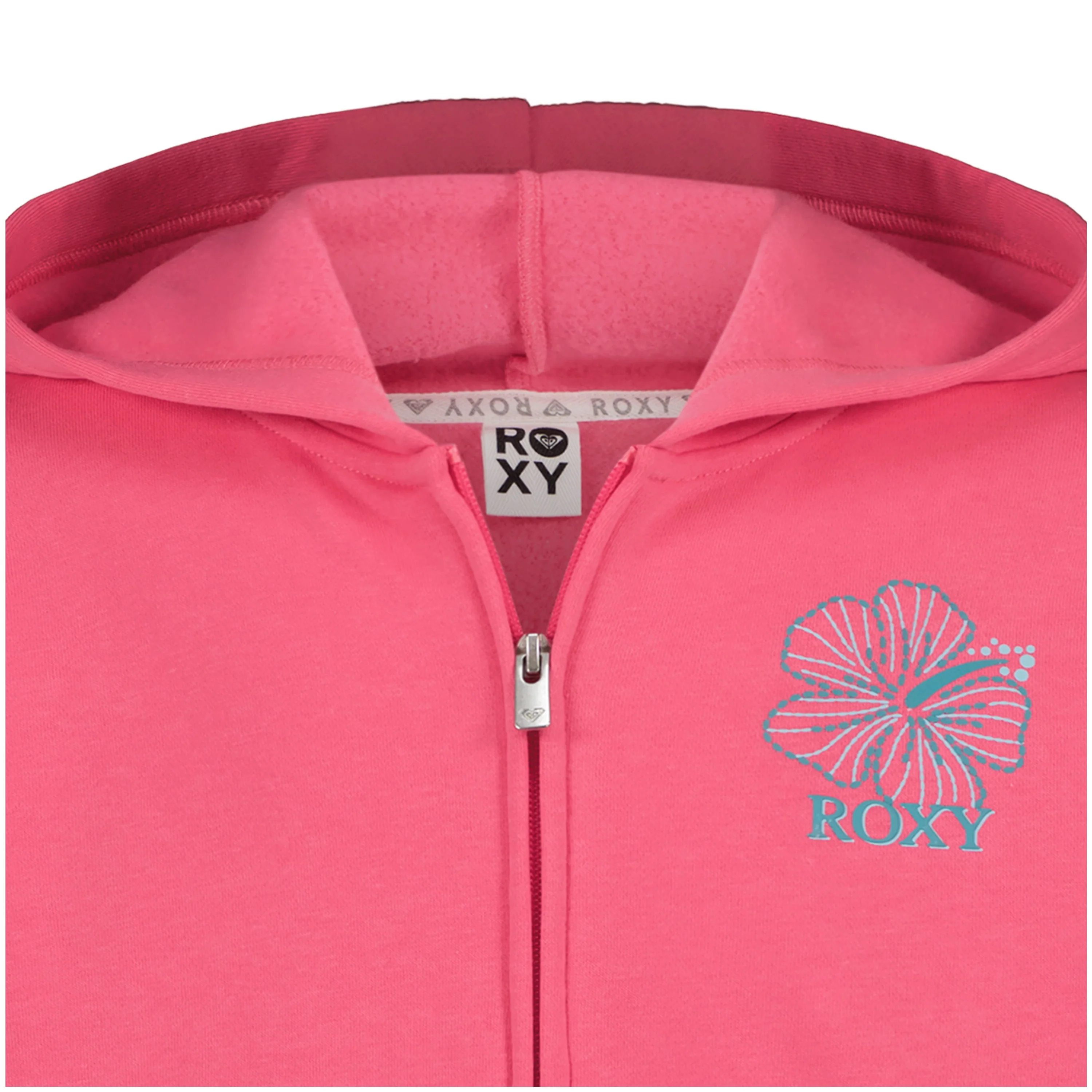 Girls' Hibiscus Stitch Zip Hoodie - Image 4