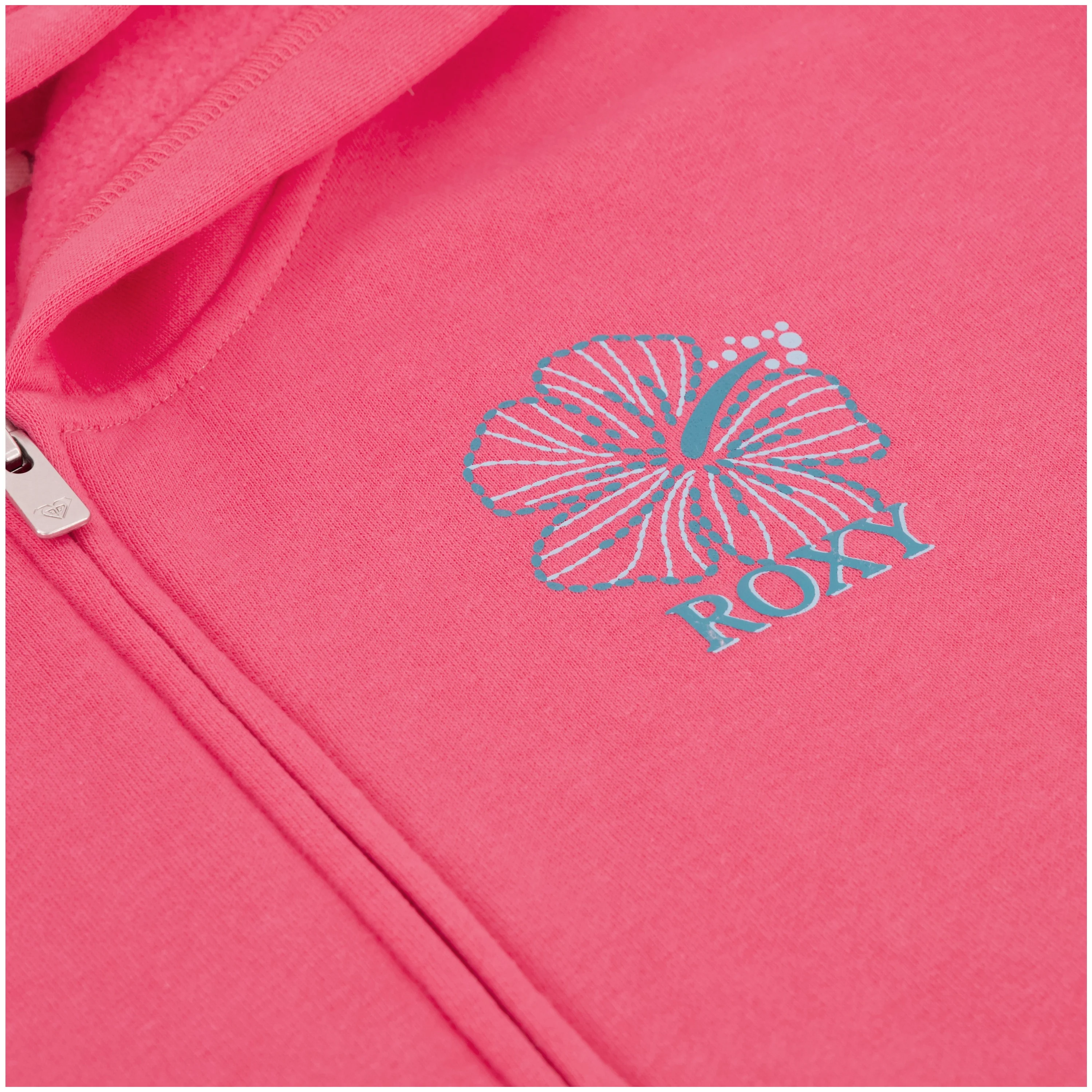 Girls' Hibiscus Stitch Zip Hoodie - Image 5