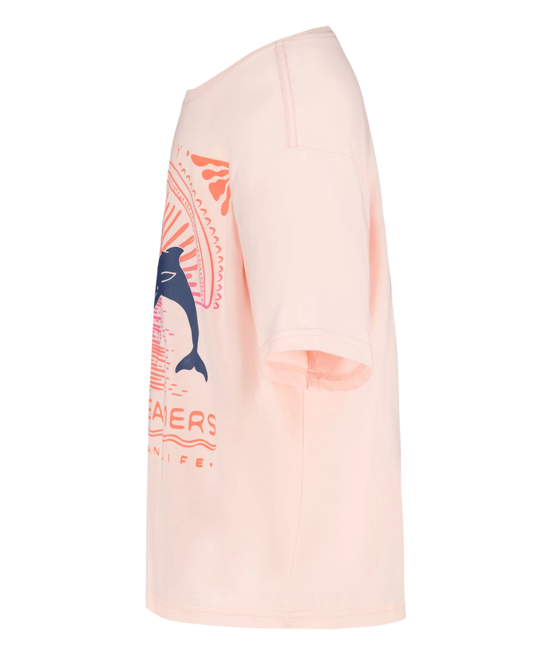 Girls' Ocean Life Oversized Tee - Image 7