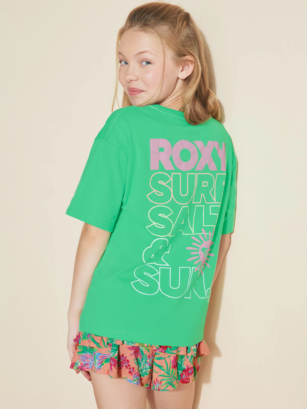 Girls' Oceanwave Oversized Tee - Image 2