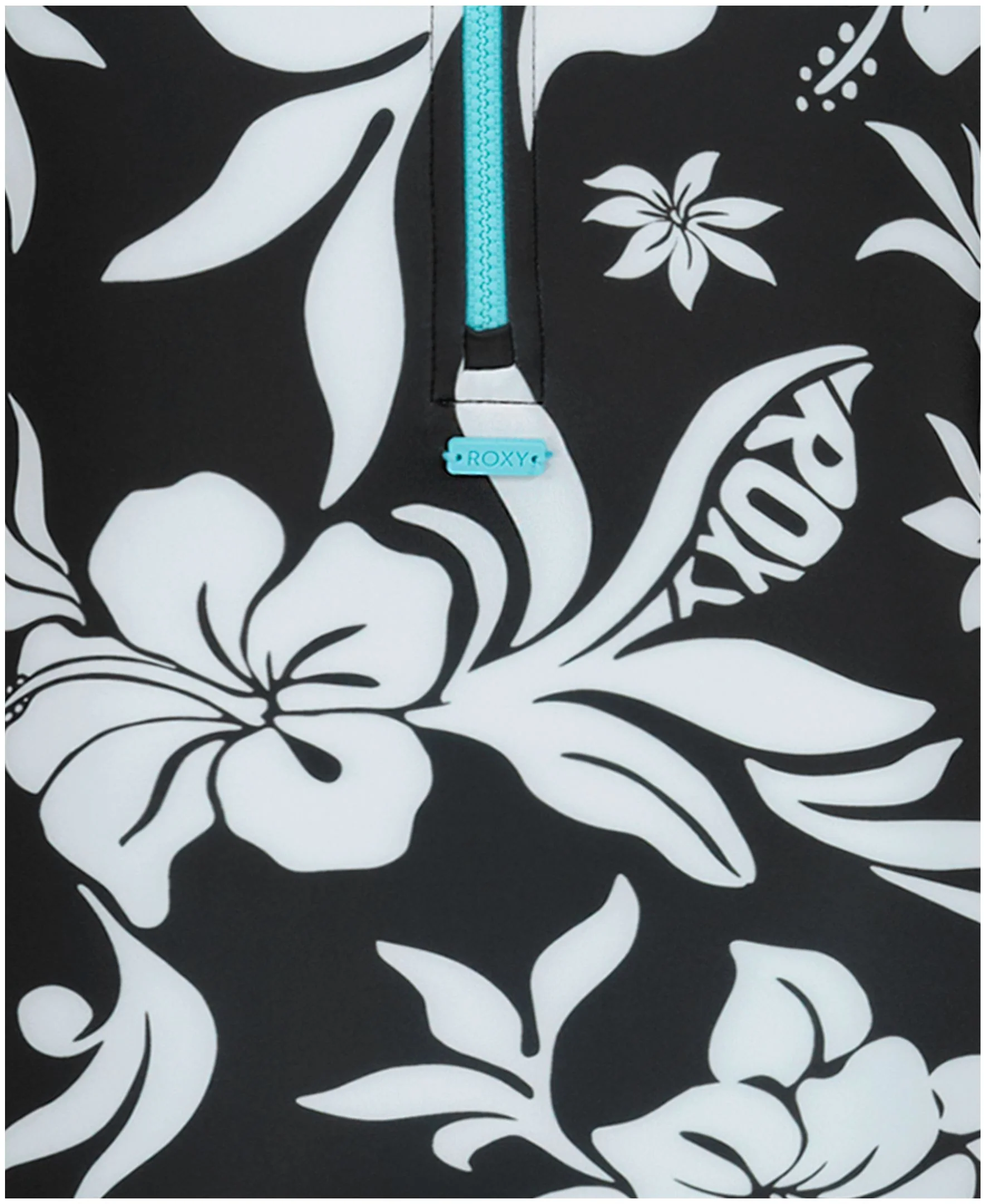 Girls' Oversized Floral Onesie Swimsuit - Image 8