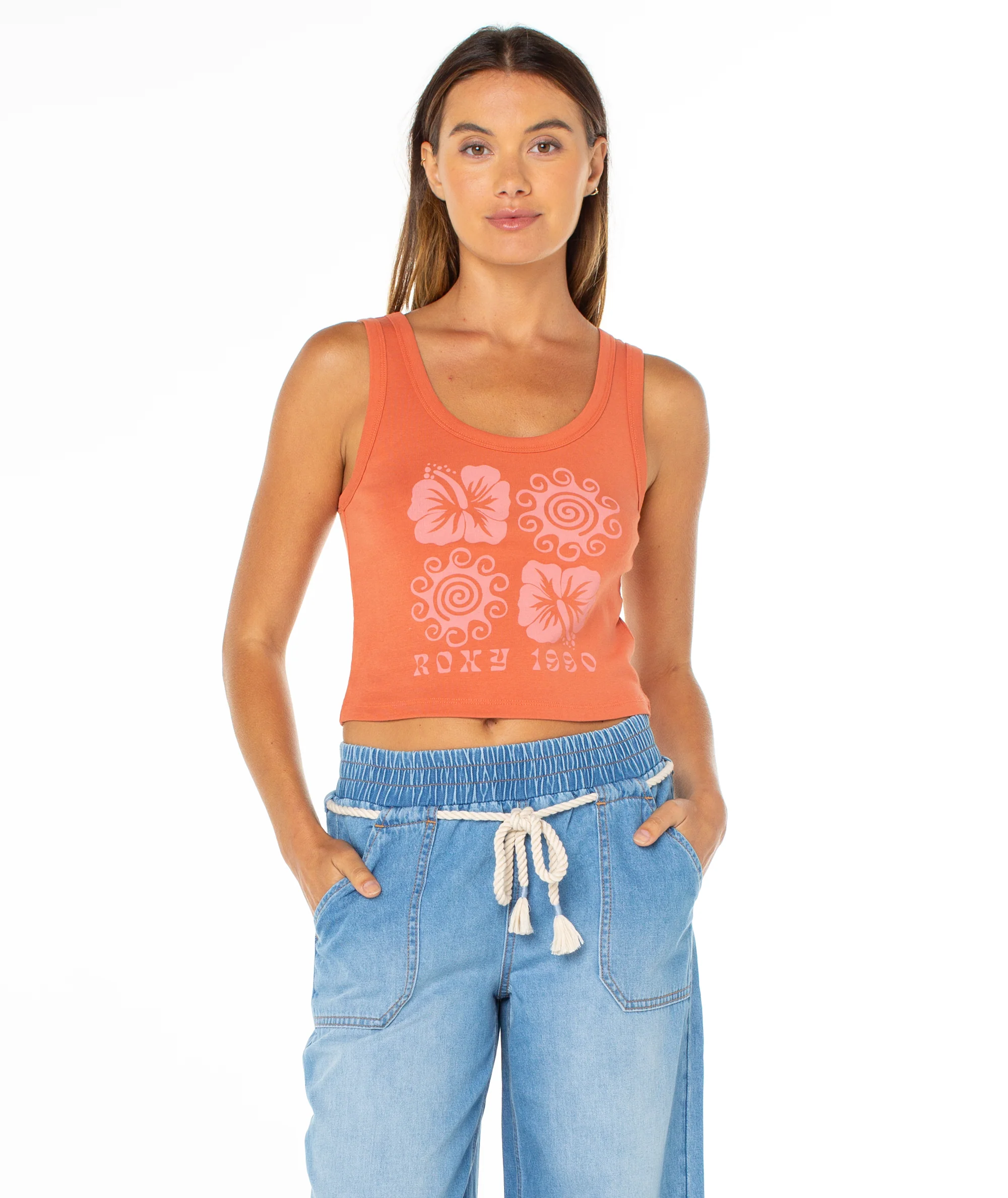 Hibiscus Swirl Top