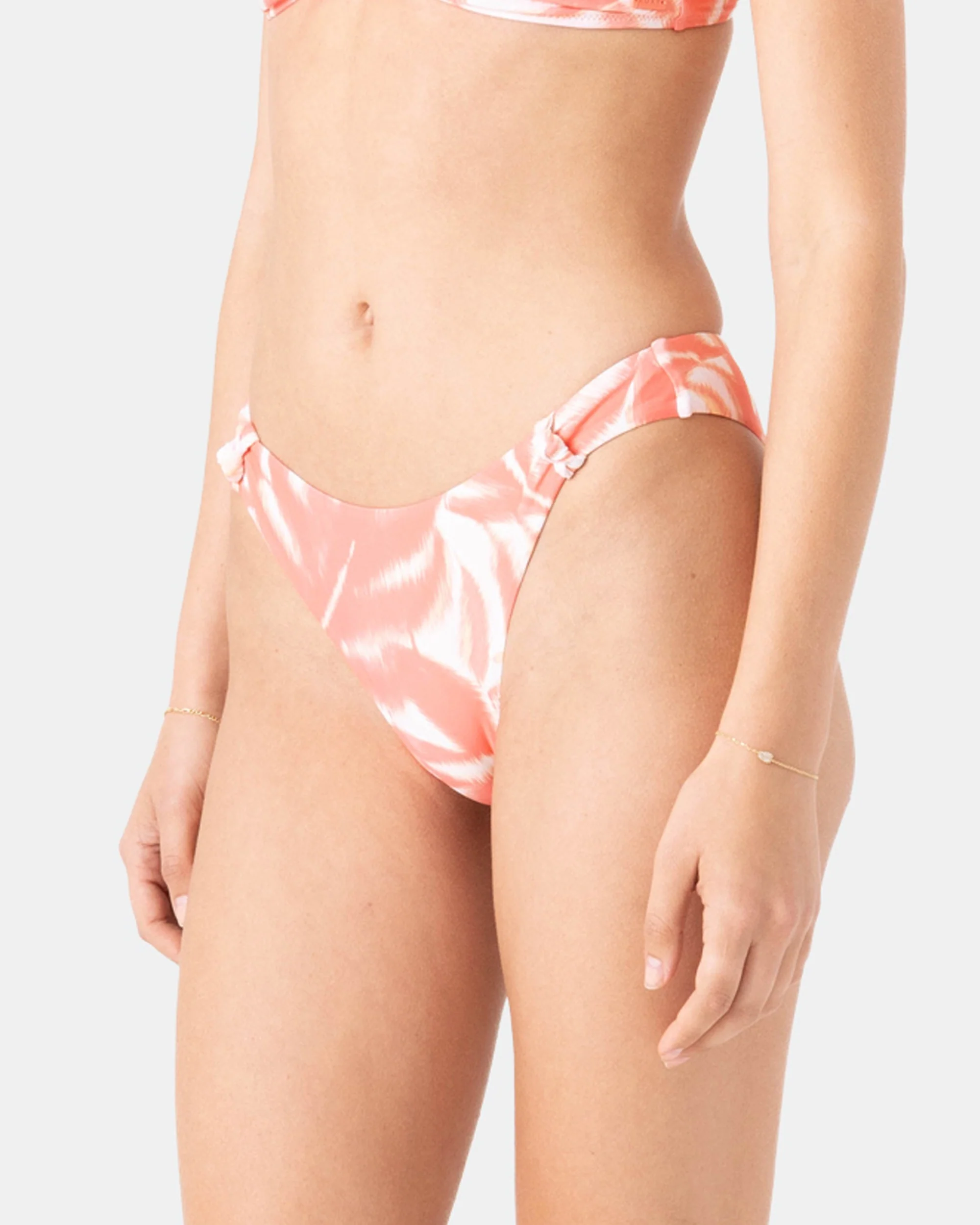 Palm Haze Knotted Scoop Cheeky Bikini Bottom - Image 5