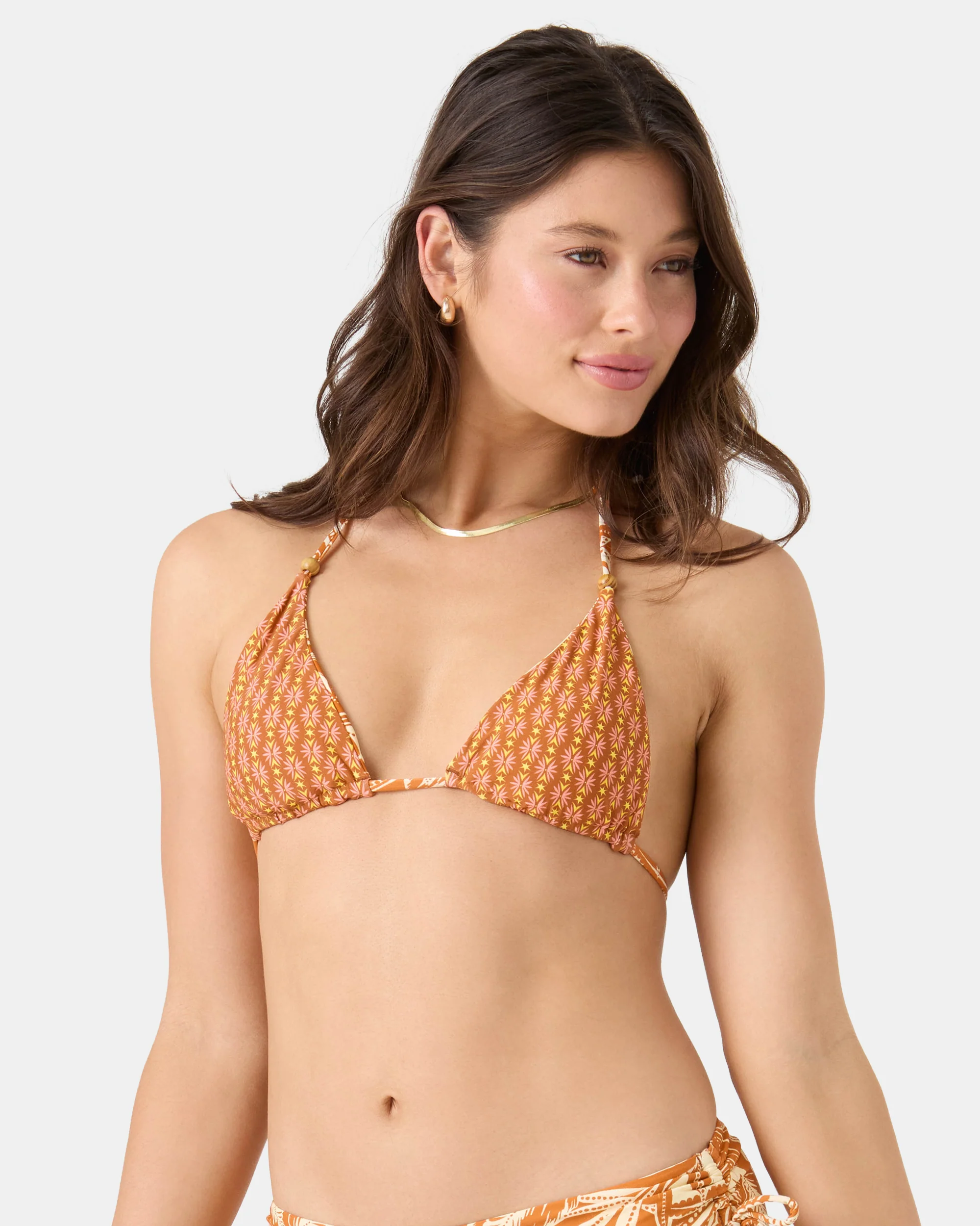Ray Of Sunshine Reversible Tiki Triangle Bikini Top - Image 6