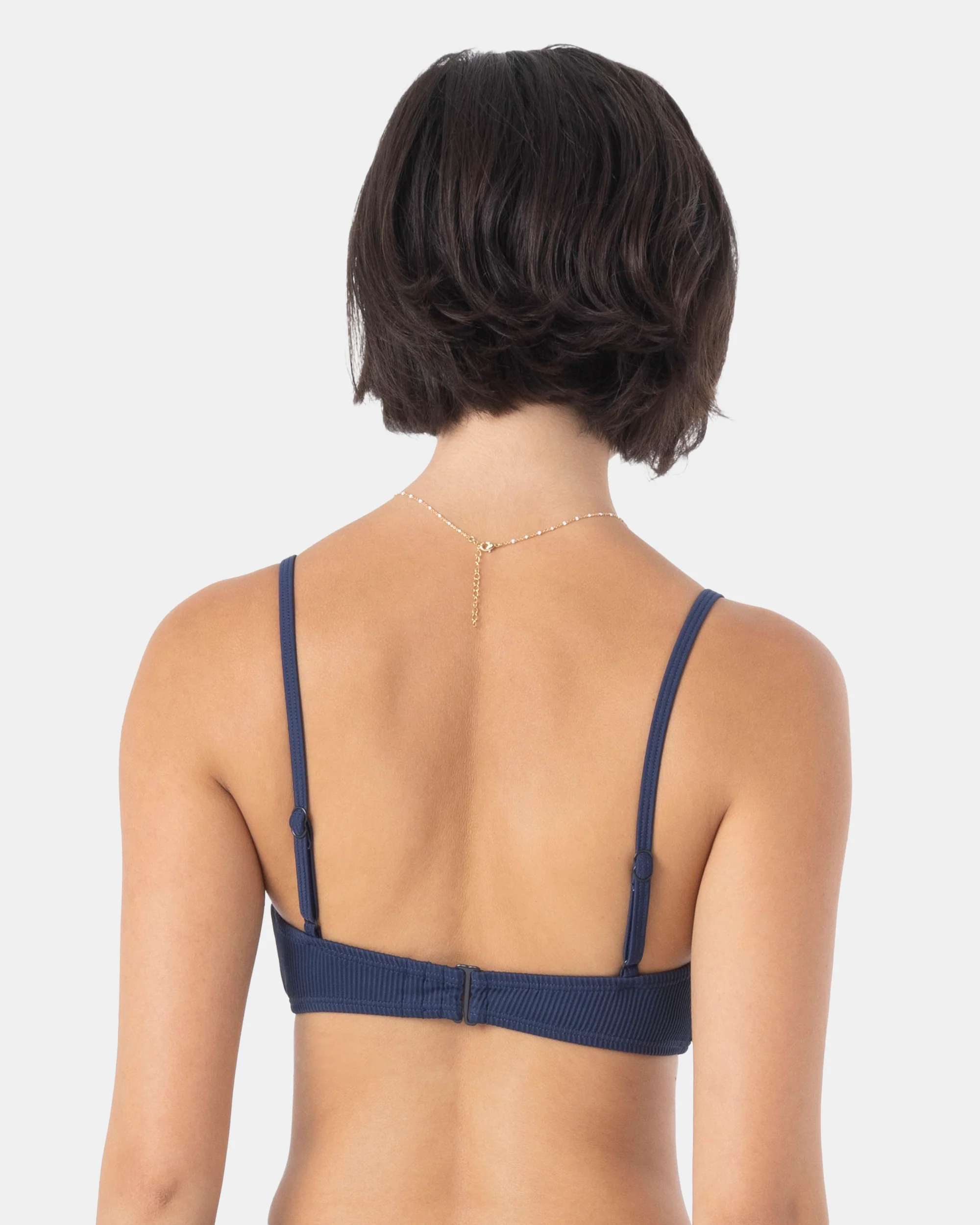 Rib Roxy Love Knot Bralette Bikini Top - Image 2