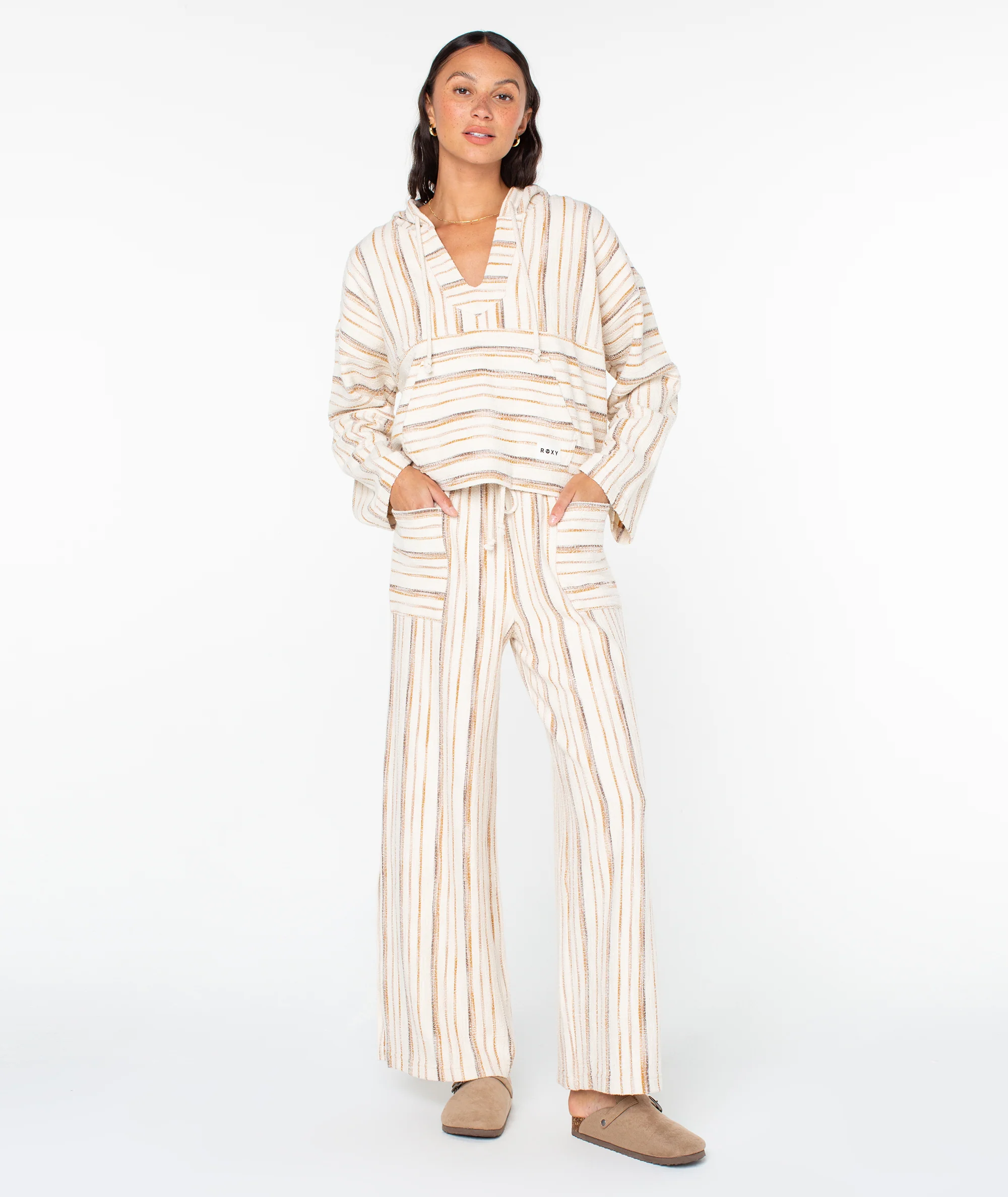 Rich Coast Striped Poncho - Image 6