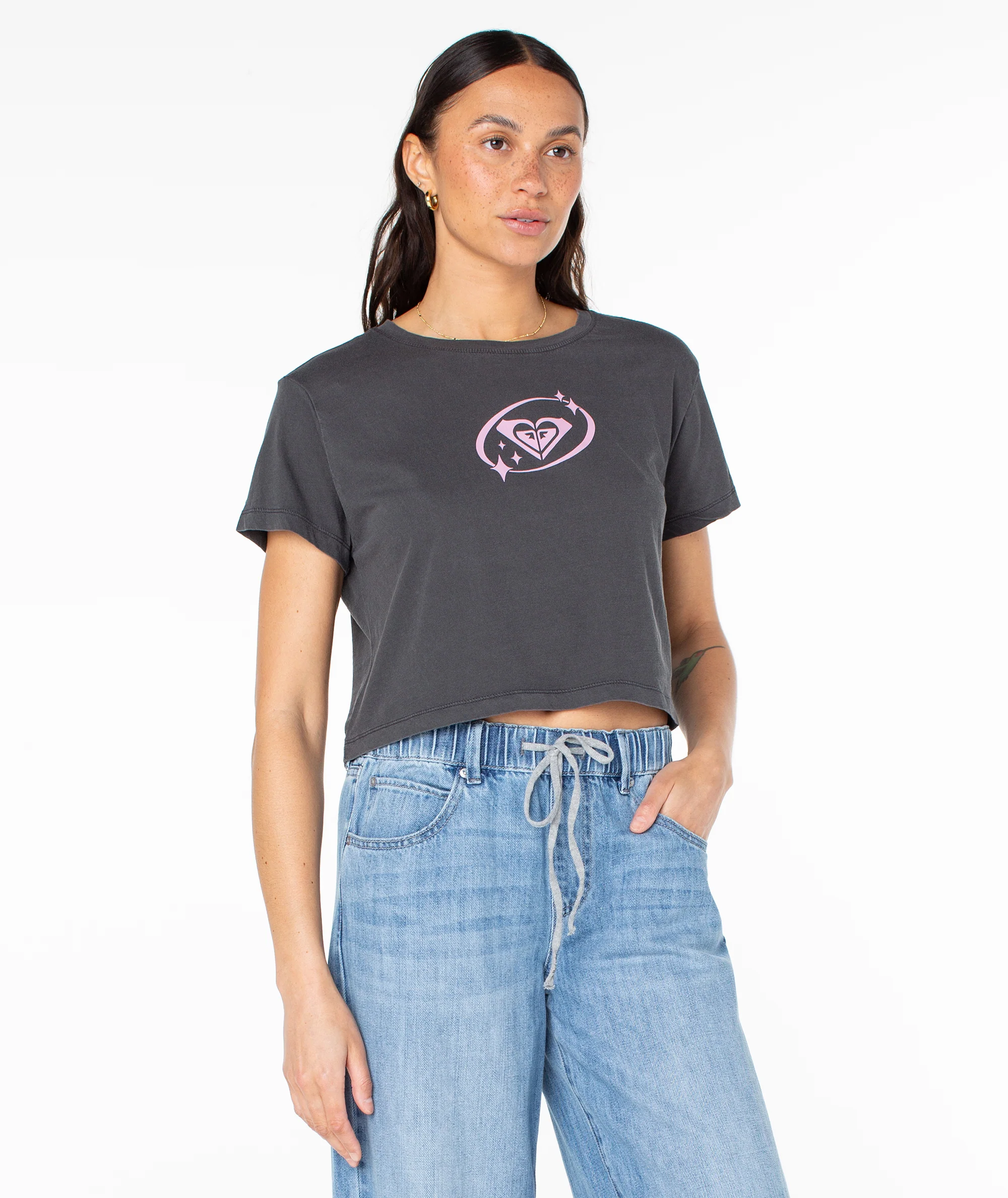 Saturn Classic Cropped Boxy Tee
