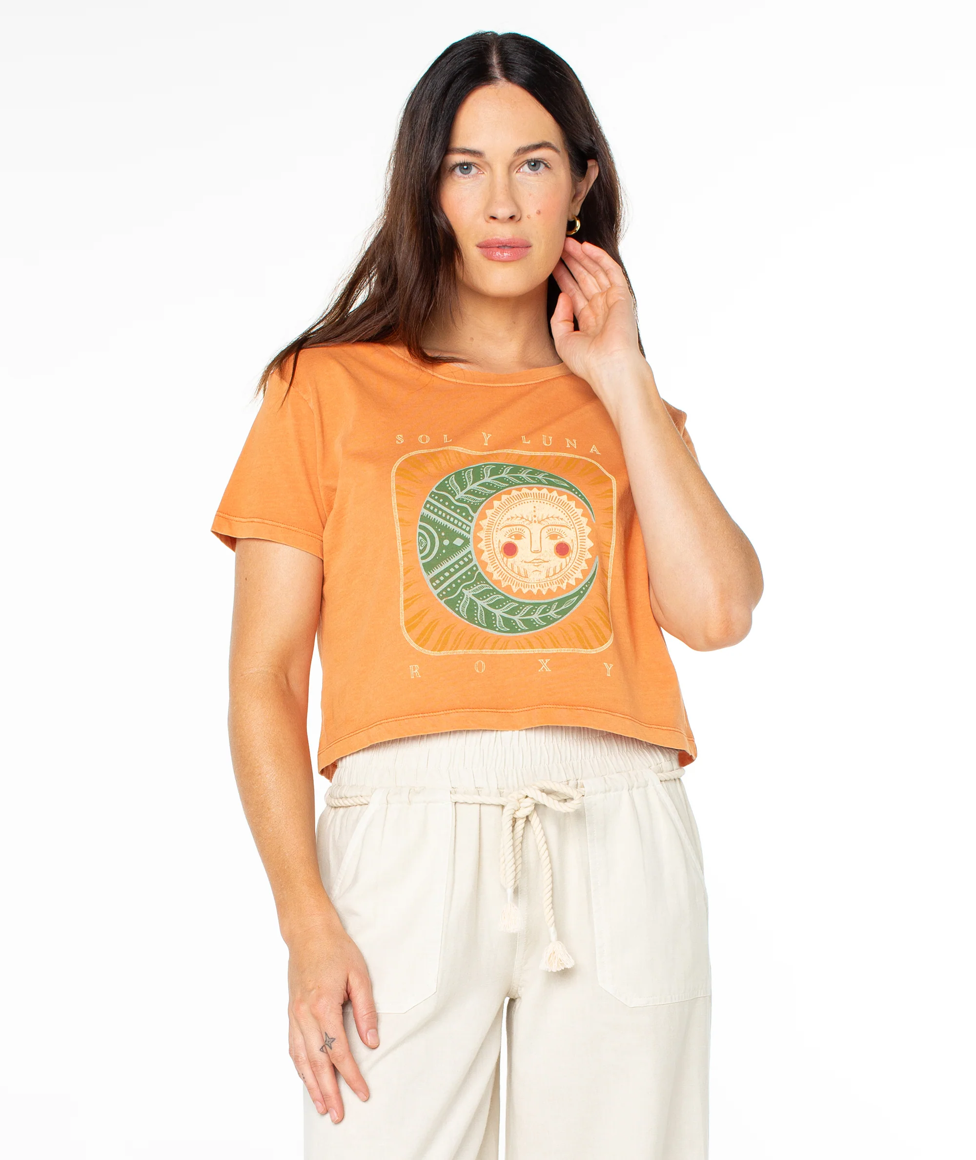 Sol Y Luna Cropped Boxy Tee - Image 4