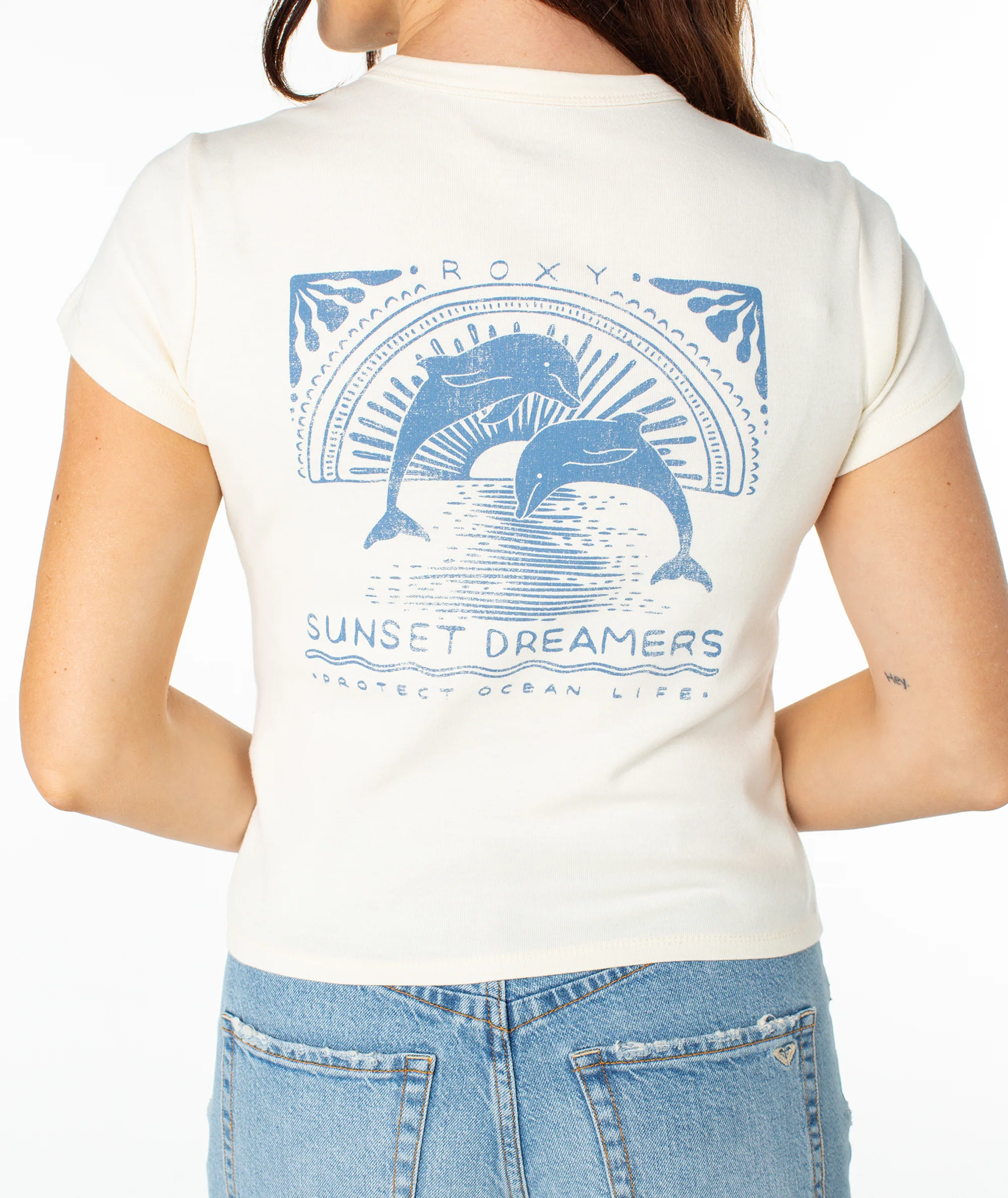 Sunset Dreams 90's Baby Tee - Image 4