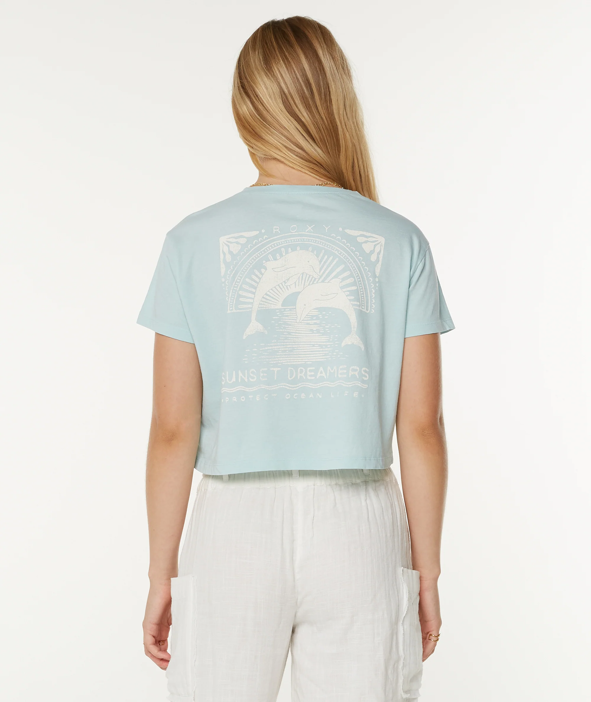 Sunset Dreams Cropped Boxy Tee