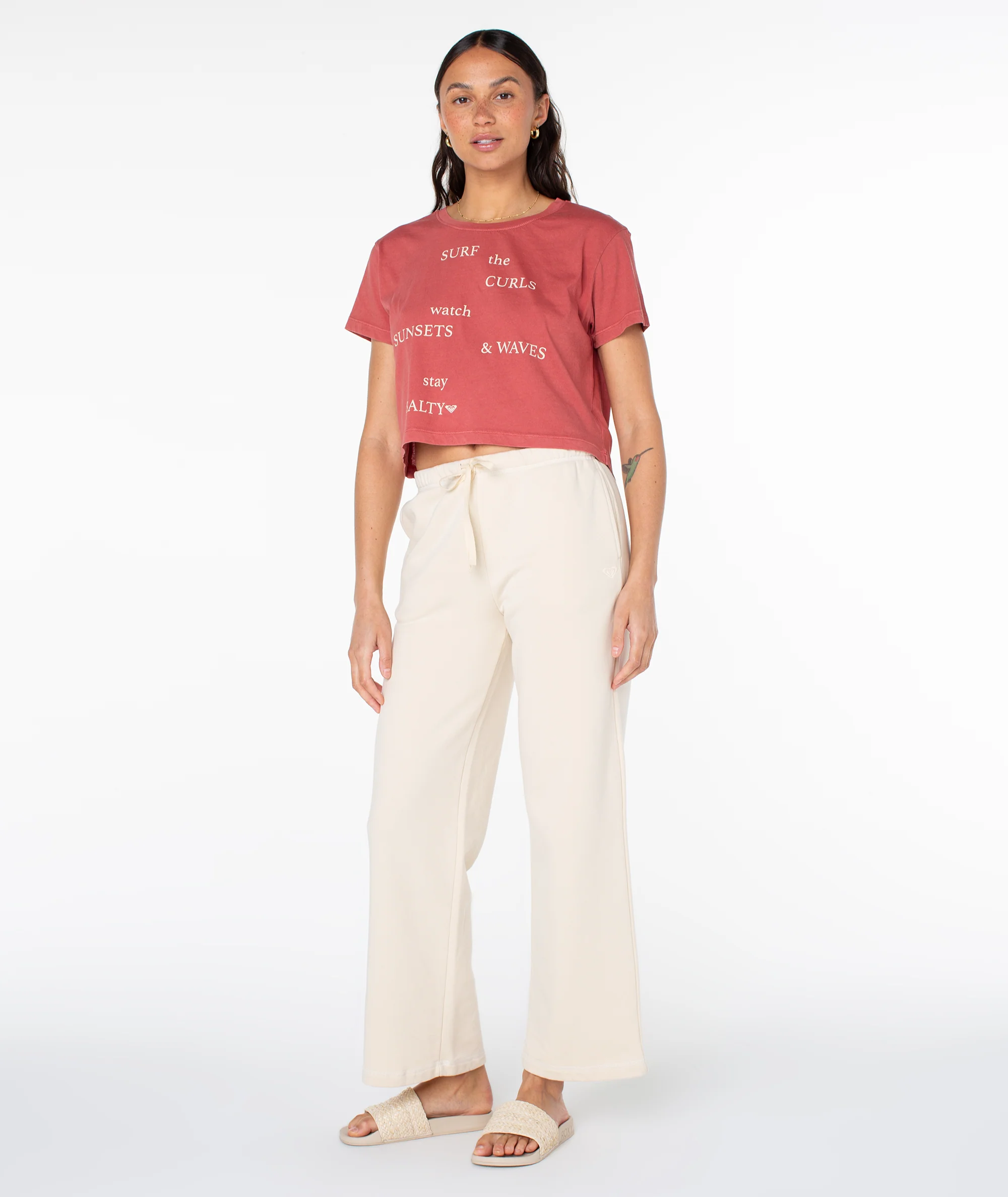 Surf Poem Cropped Boxy Tee - Image 5