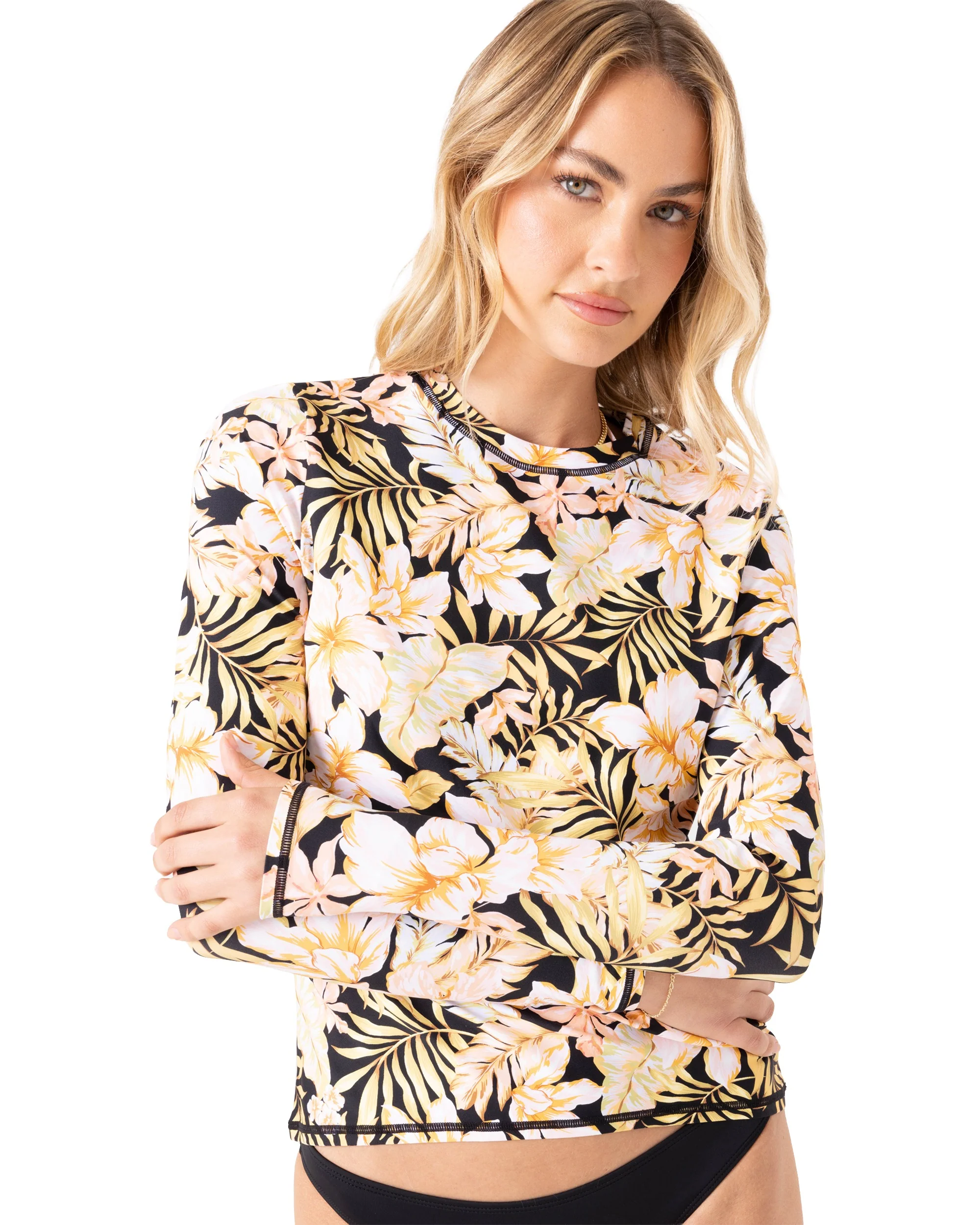 Tropical Sea Skippin Long Sleeve Rashguard - Image 4